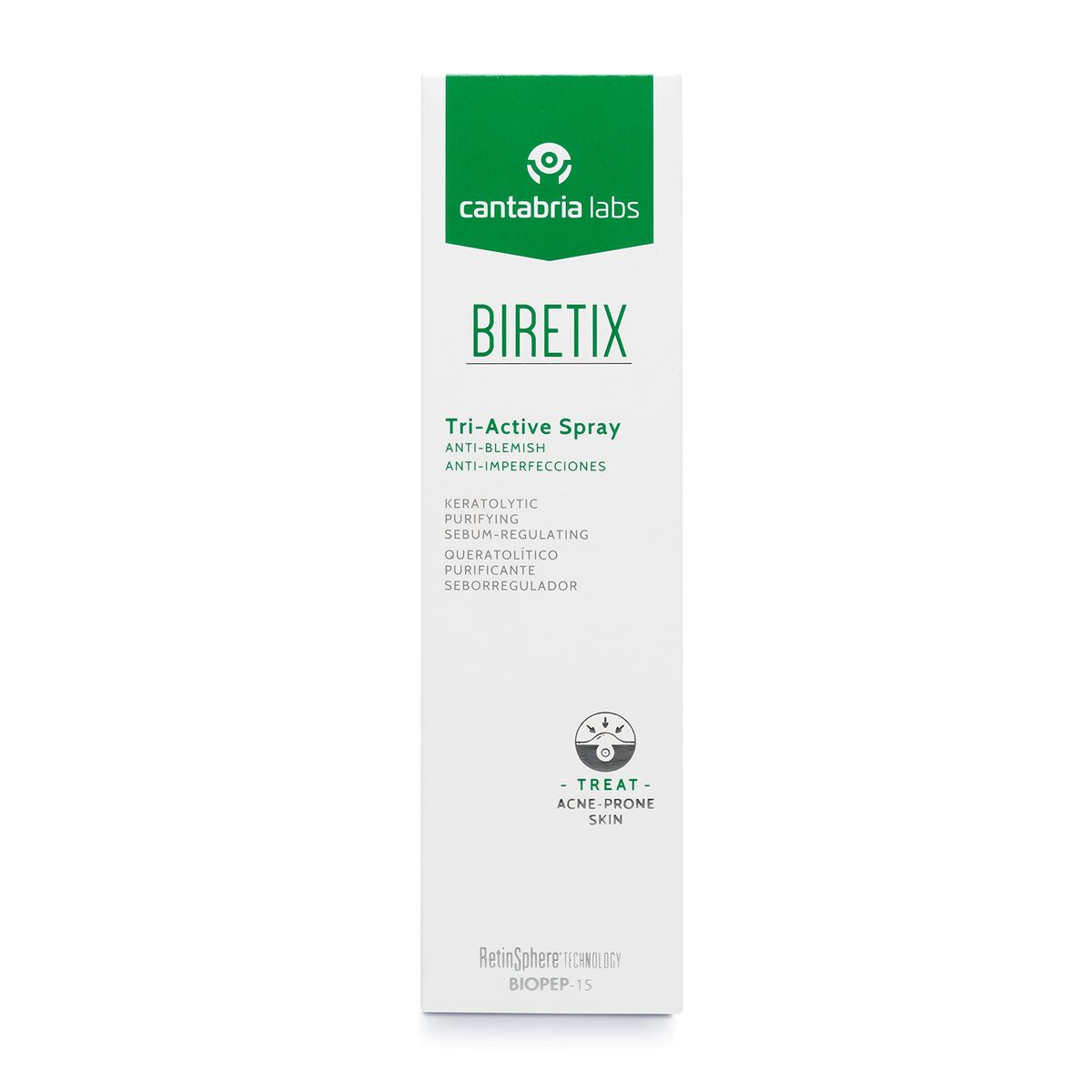 Anti-imperfection näohooldus BIRETIX Tri-Active 100 ml Spray